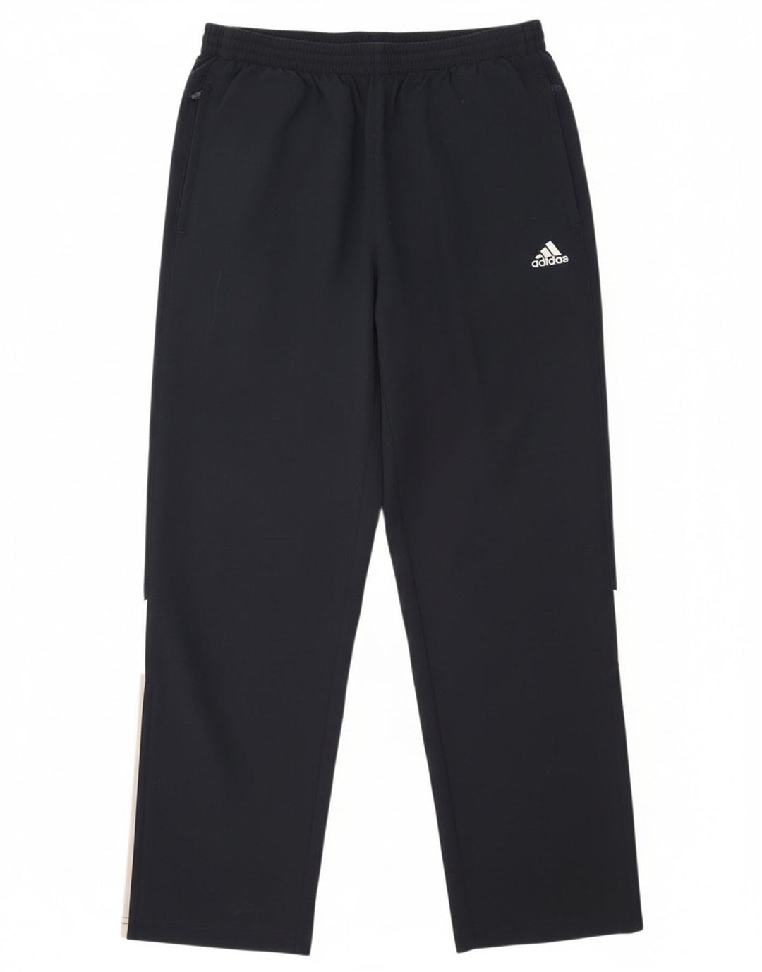 Pantaloni da tuta da uomo Adidas Large in poliestere color block blu navy