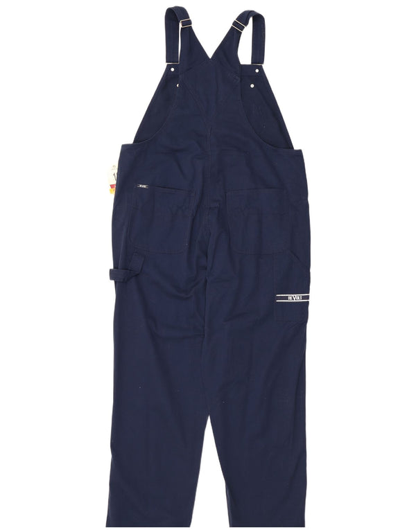 Pantaloni cargo da donna Revolt con salopette US 18 2XL W42 L31 Cotone blu navy