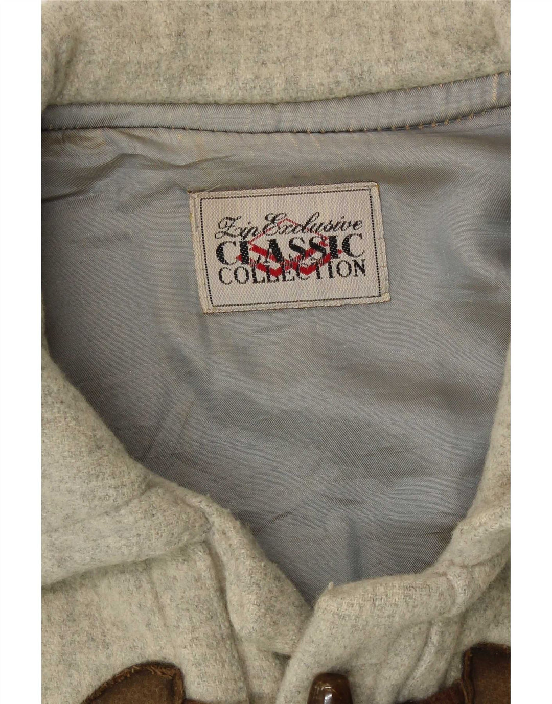 Montgomery da uomo con zip UK 42 XL lana verde
