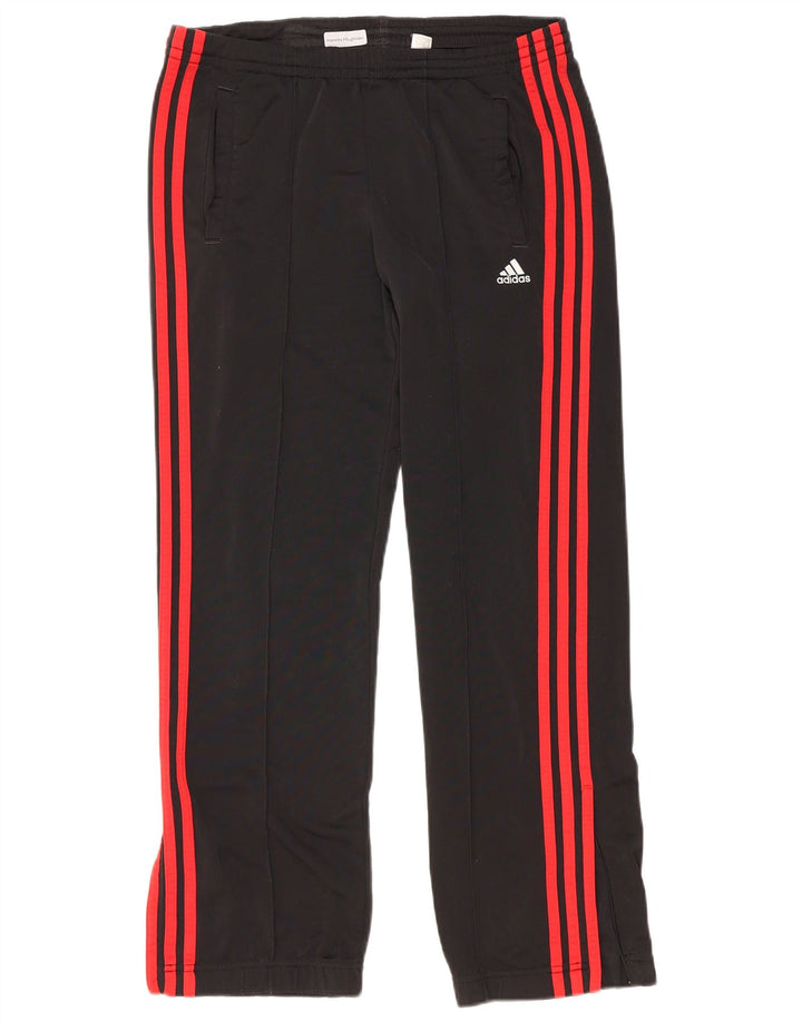 Pantaloni della tuta da ragazzo Adidas 11-12 anni in poliestere nero