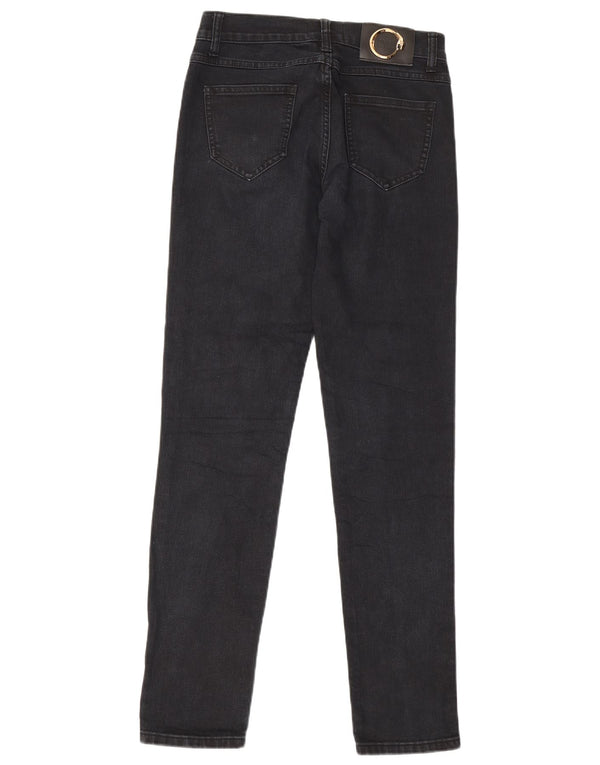 Jeans skinny da donna Roberto Cavalli IT 42 medio W30 L30 cotone blu navy