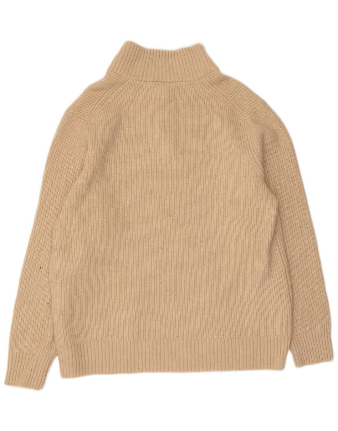 Lyle & Scott Maglione da uomo con zip e collo XL Beige