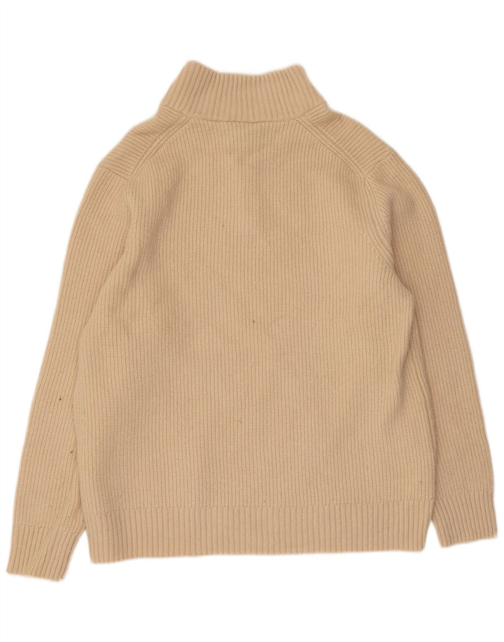 Lyle & Scott Maglione da uomo con zip e collo XL Beige