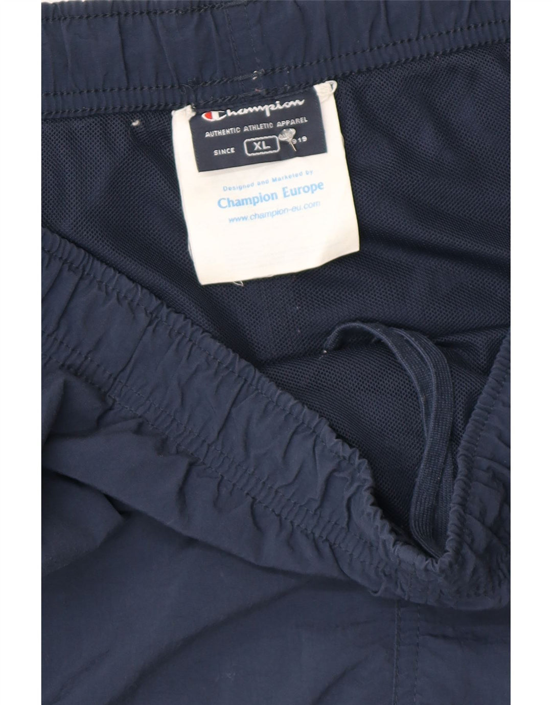 Pantaloncini da bagno da uomo Champion XL blu navy in poliammide