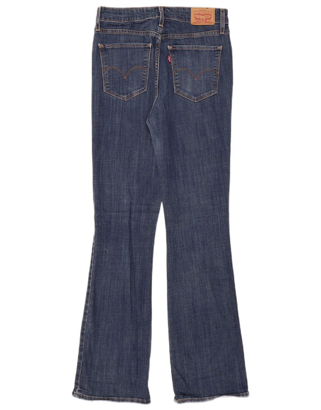 LEVI'S Jeans da donna 725 a vita alta bootcut W28 L32 cotone blu