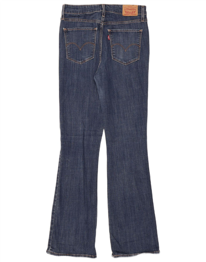 LEVI'S Jeans da donna 725 a vita alta bootcut W28 L32 cotone blu