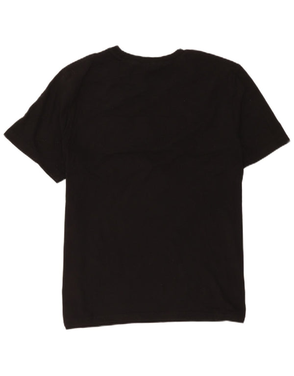 T-shirt grafica da uomo Guess nera media