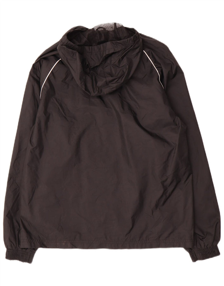Giacca da ginnastica con cappuccio Adidas da ragazzo 13-14 anni in poliestere nero