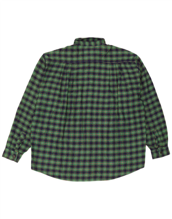 Camicia da uomo in flanella Rifle, acrilico a quadri verde medio