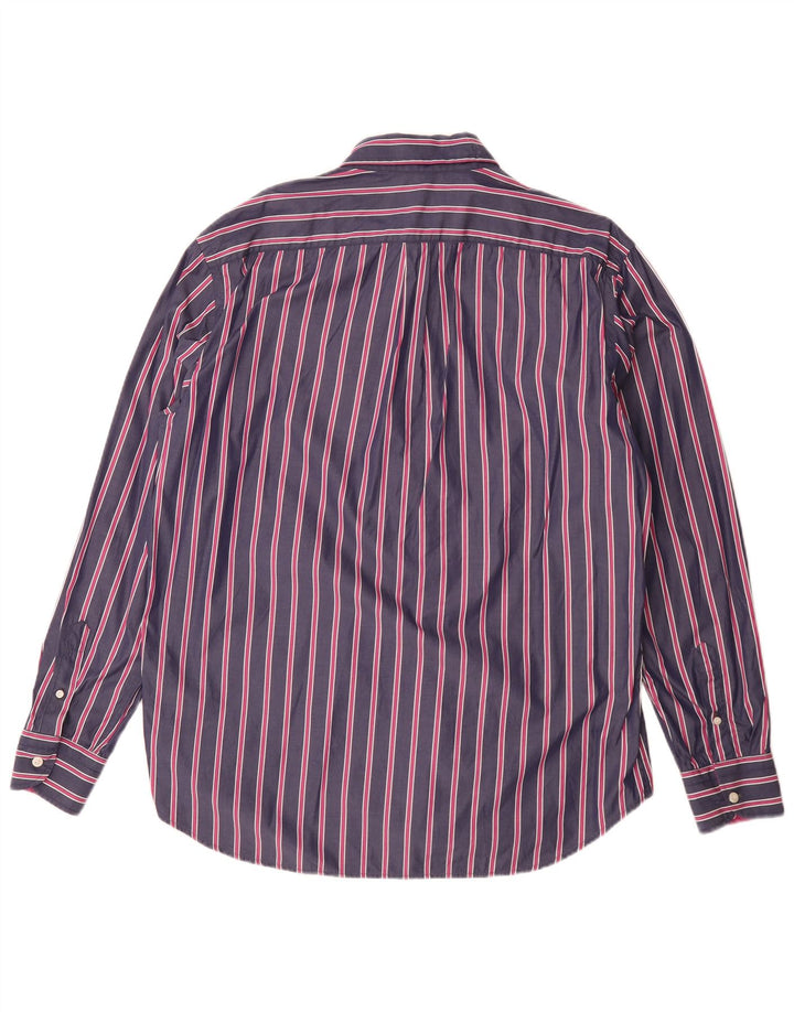 Camicia da uomo Harmont & Blaine 2XL cotone a righe blu navy
