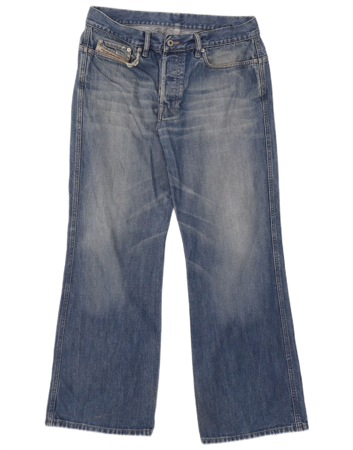 Jeans Bootcut da uomo Diesel W36 L30 in cotone blu