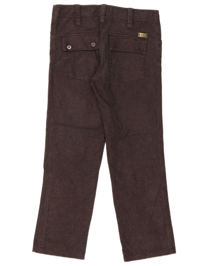 Pantaloni cargo dritti da donna ELLESSE IT 44 Medium W32 L28 Gessato grigio