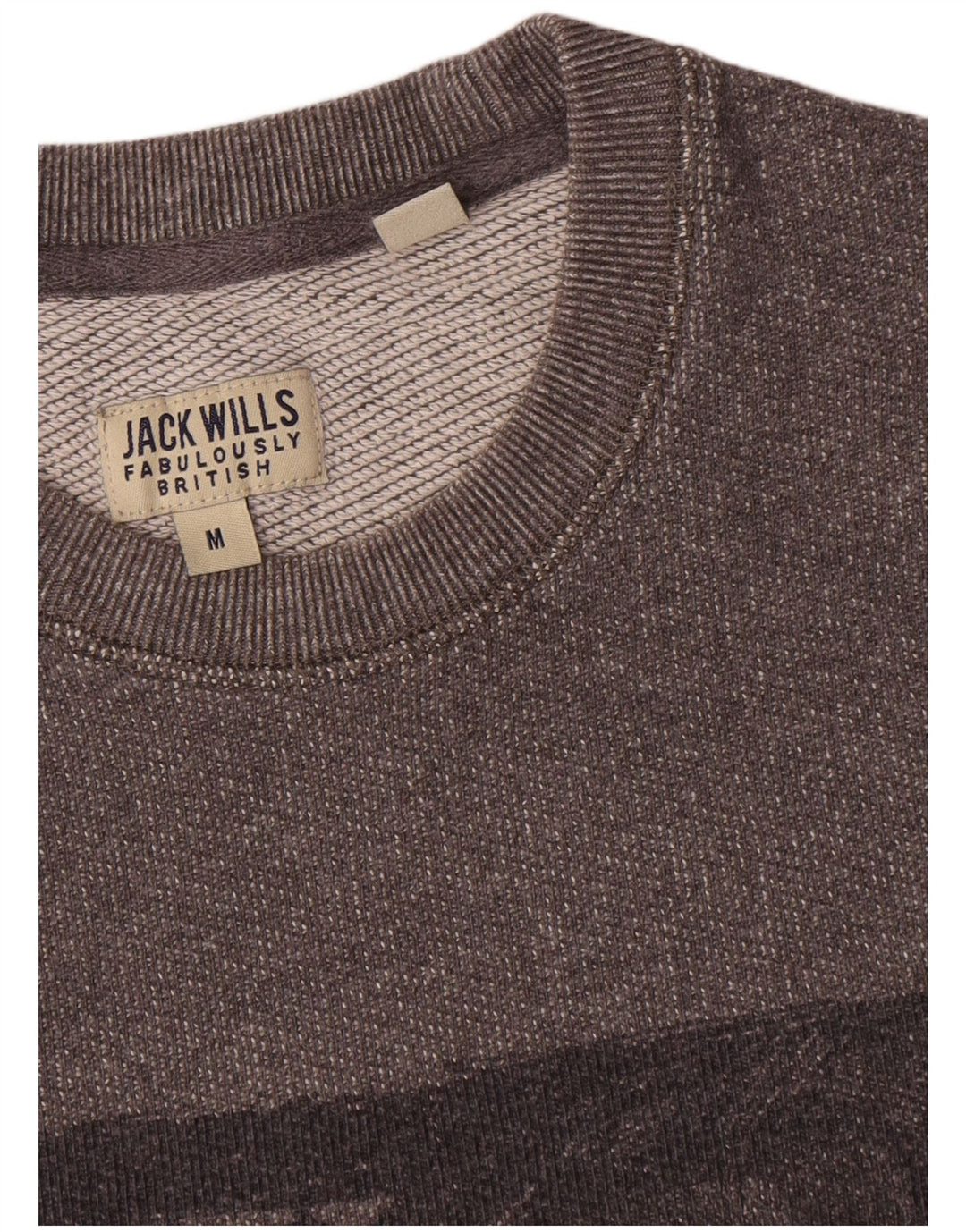 Felpa grafica da uomo Jack Wills Maglione cotone grigio medio