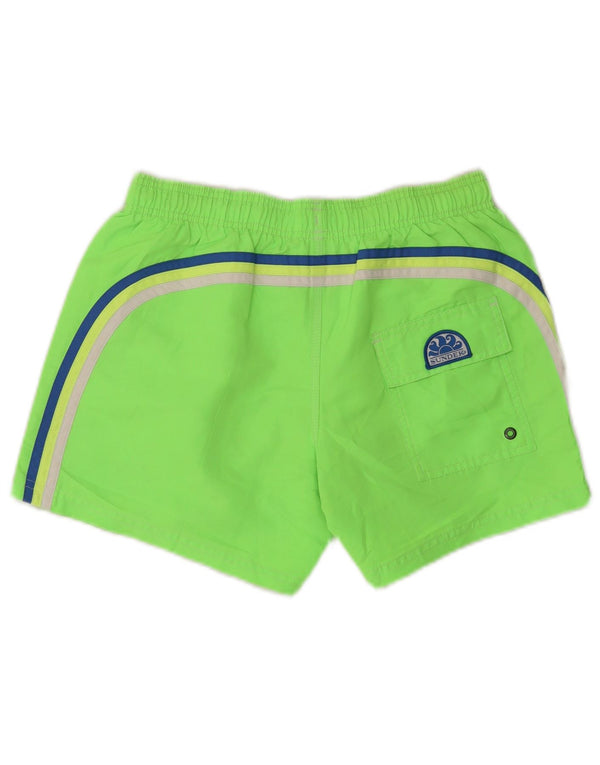 Pantaloncini da bagno da uomo SUNDEK piccoli in poliestere verde
