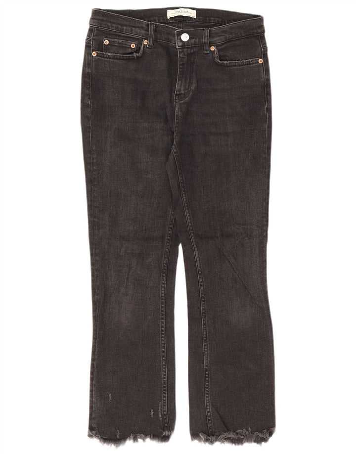 Jeans Bootcut da donna Zara EU 36 XS W26 L25 Nero