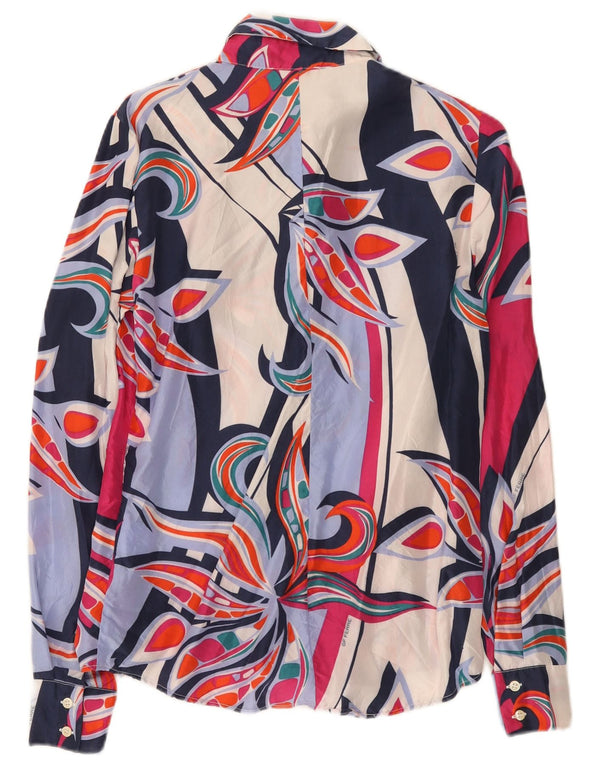 Camicetta Camicia Donna GF Ferre IT 42 Seta floreale multicolore media