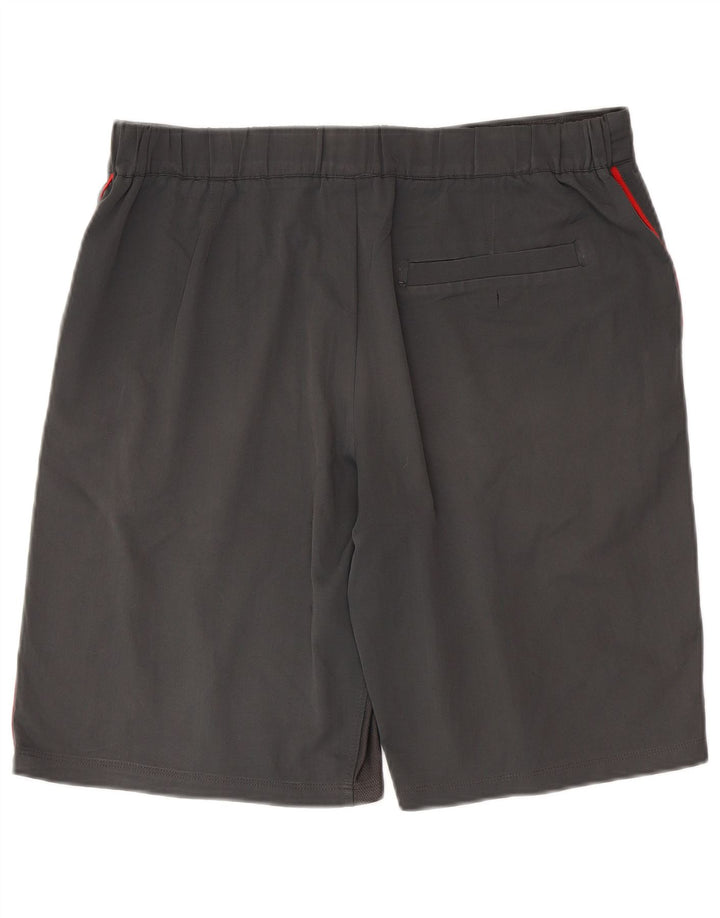 Pantaloncini sportivi NIKE Dri Fit da uomo, grandi, in poliestere grigio
