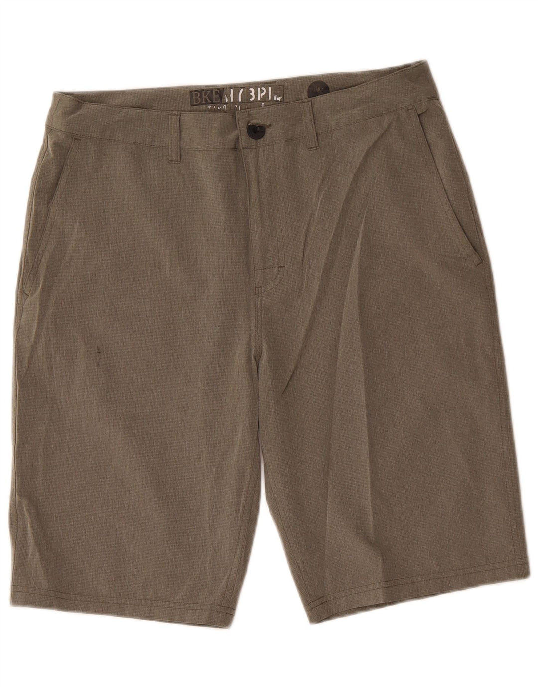 Pantaloncini chino da uomo BKE W33 poliestere grigio medio