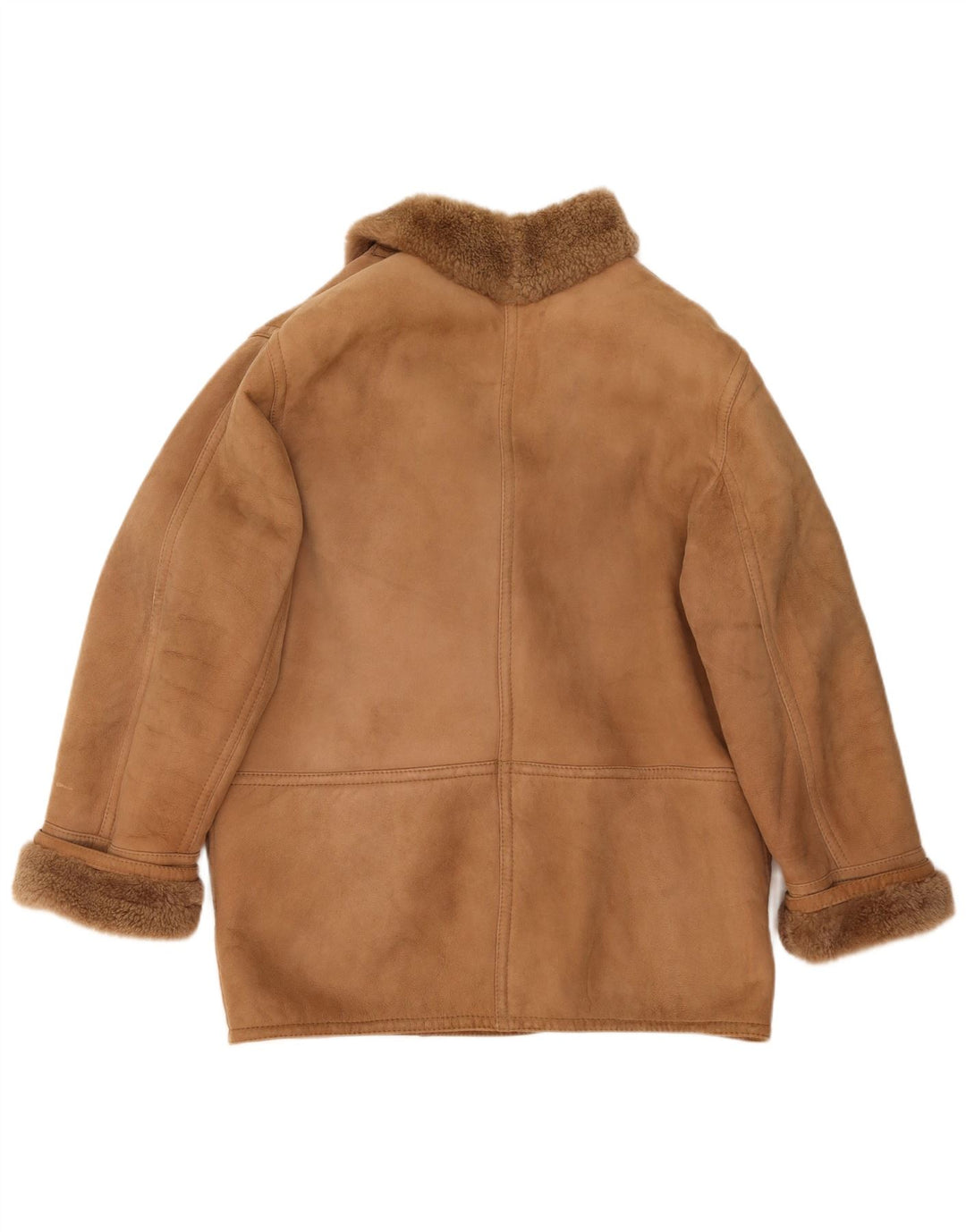 Giacca in shearling da donna Christia UK 20 2XL Beige