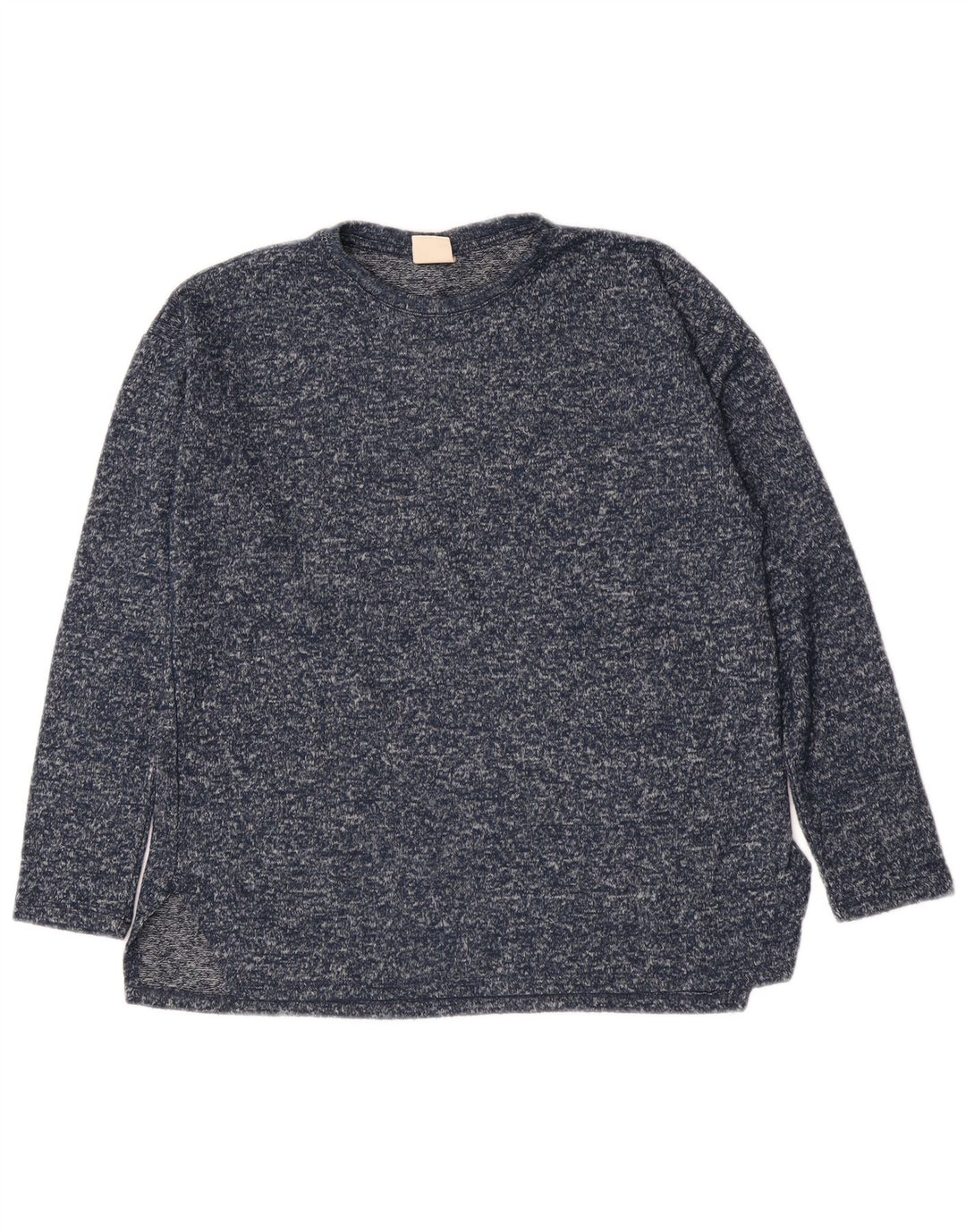 Felpa Zara per ragazze 11-12 anni in poliestere screziato blu navy