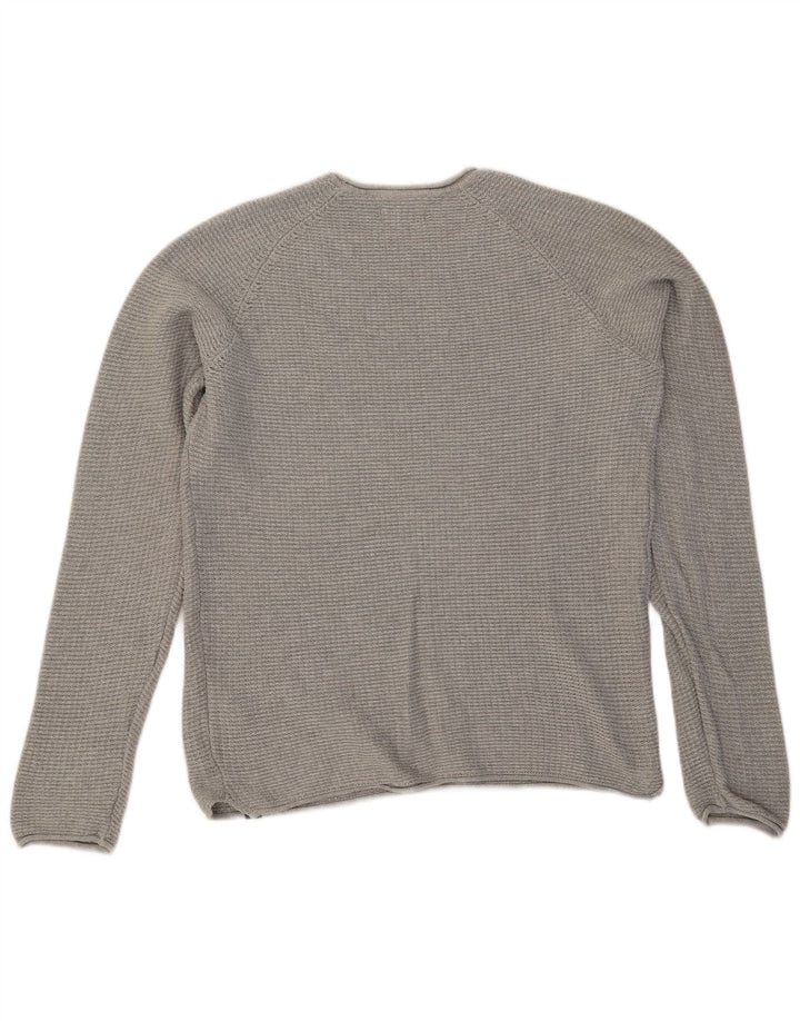 JACK & JONES Maglione maglione girocollo da uomo XL in cotone grigio
