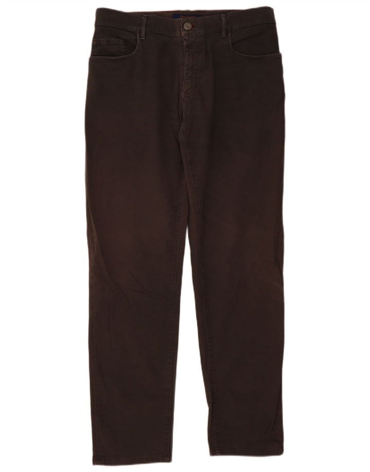 Pantaloni Casual Dritti Uomo Trussardi W36 L34 Grigi