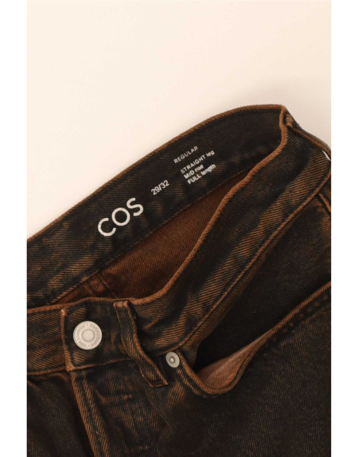 Jeans dritti da uomo a vita media Cos W29 L28 Marrone