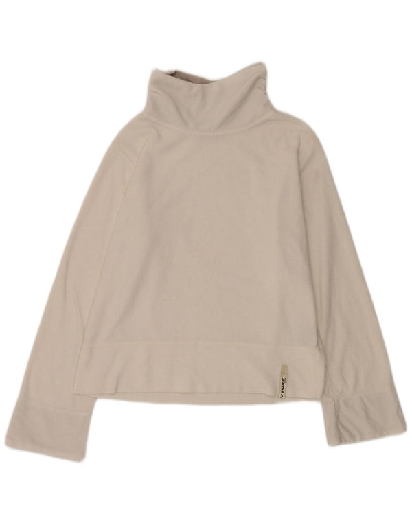 Maglia a maniche lunghe da donna Roxy UK 19 Poliestere bianco sporco medio