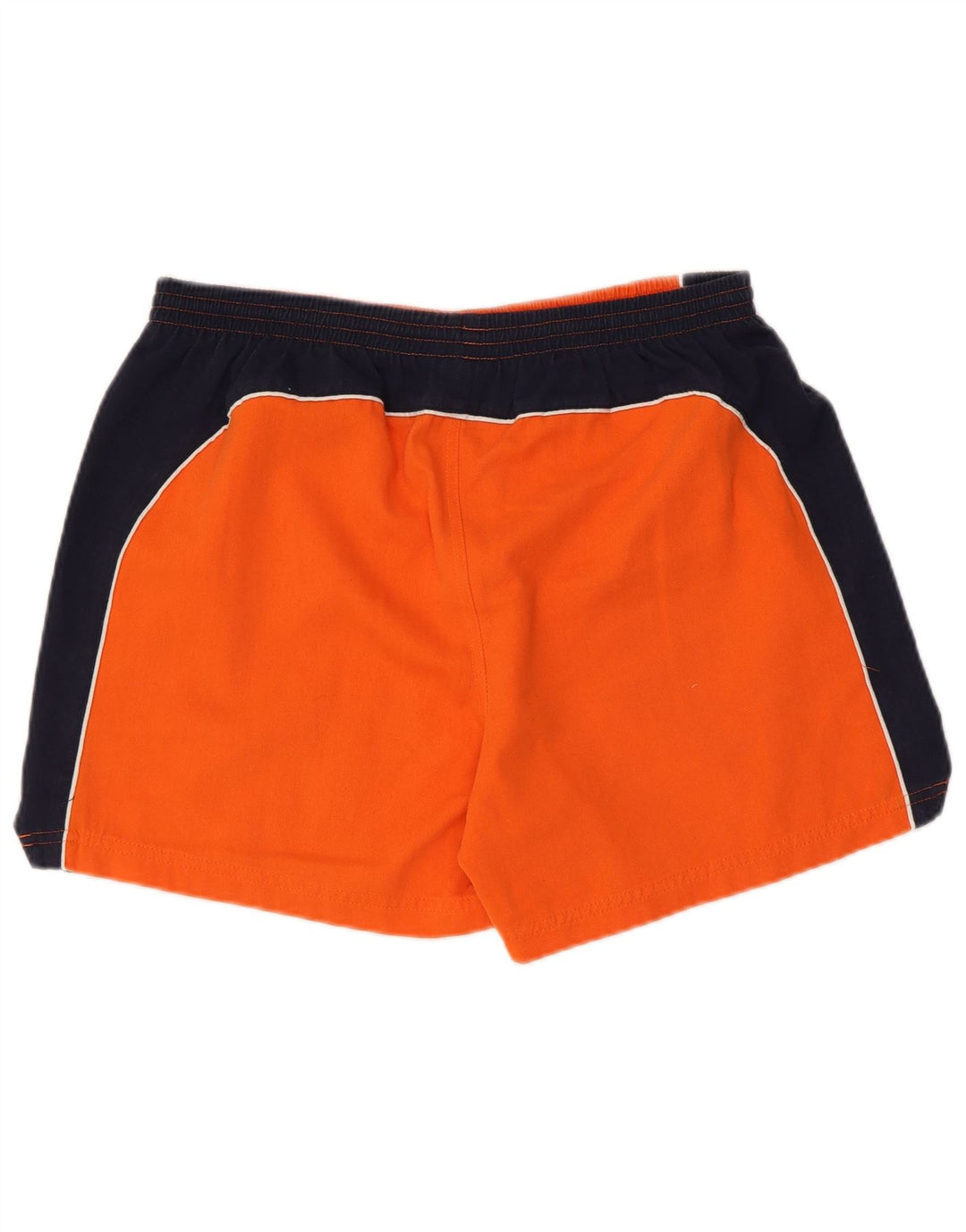 Pantaloncini sportivi da uomo Asics grandi in poliestere color block arancione