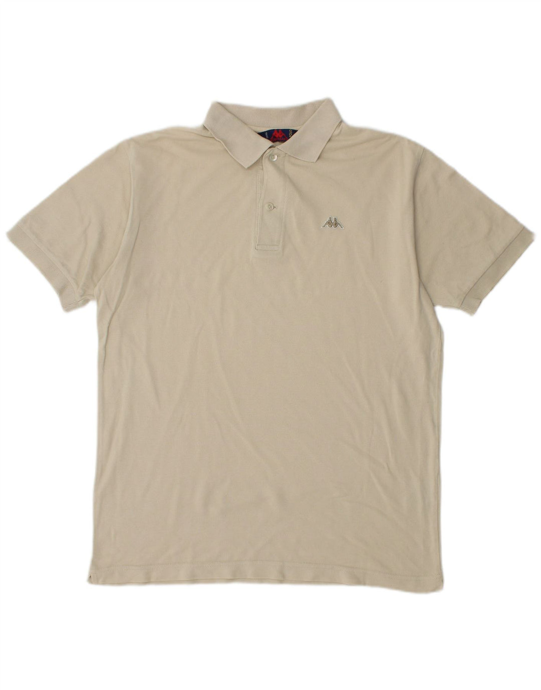 Polo Uomo Kappa Small Beige In Cotone