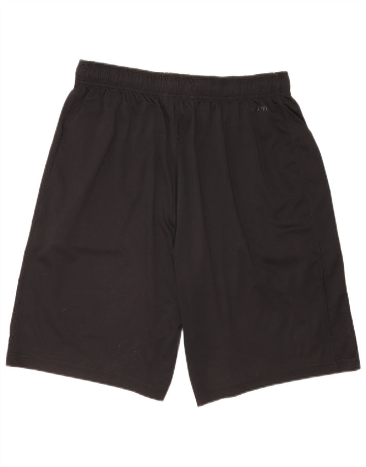 Pantaloncini sportivi Nike da uomo con vestibilità regolare grafica, grandi, in poliestere nero