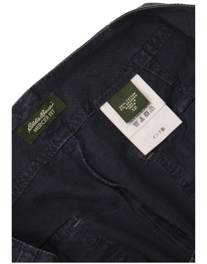 Pantaloncini cargo da donna Mercer Fit EDDIE BAUER US 12 Large W34 Blu Navy