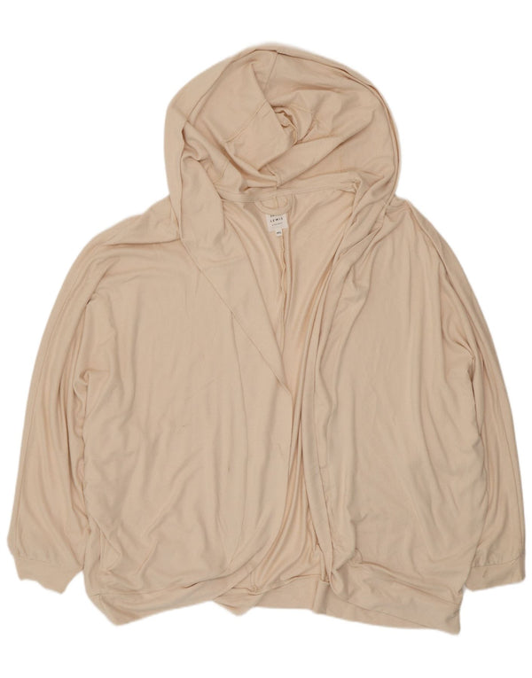 Maglione cardigan aperto con cappuccio oversize da donna John Lewis UK 14 Beige medio
