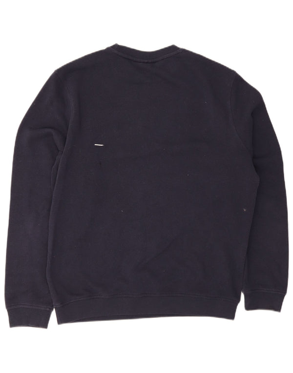 Calvin Klein Mens Sweatshirt Jumper Medium Navy Blue Cotton