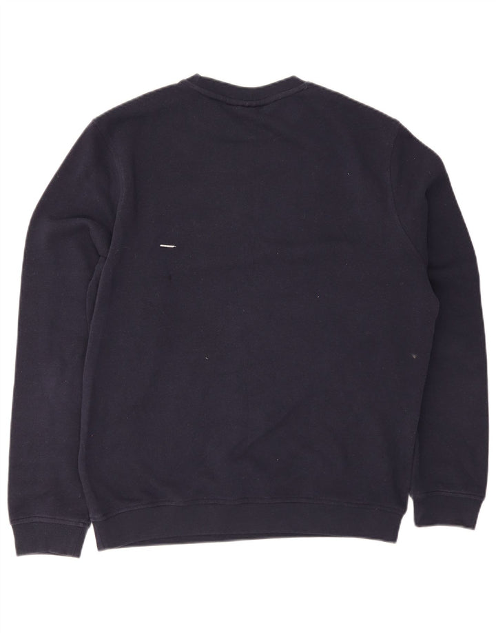 Felpa da uomo Calvin Klein in cotone medio blu navy