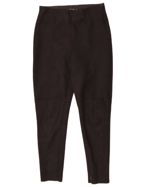 Pantaloni casual skinny da donna Zara medi W28 L27 neri