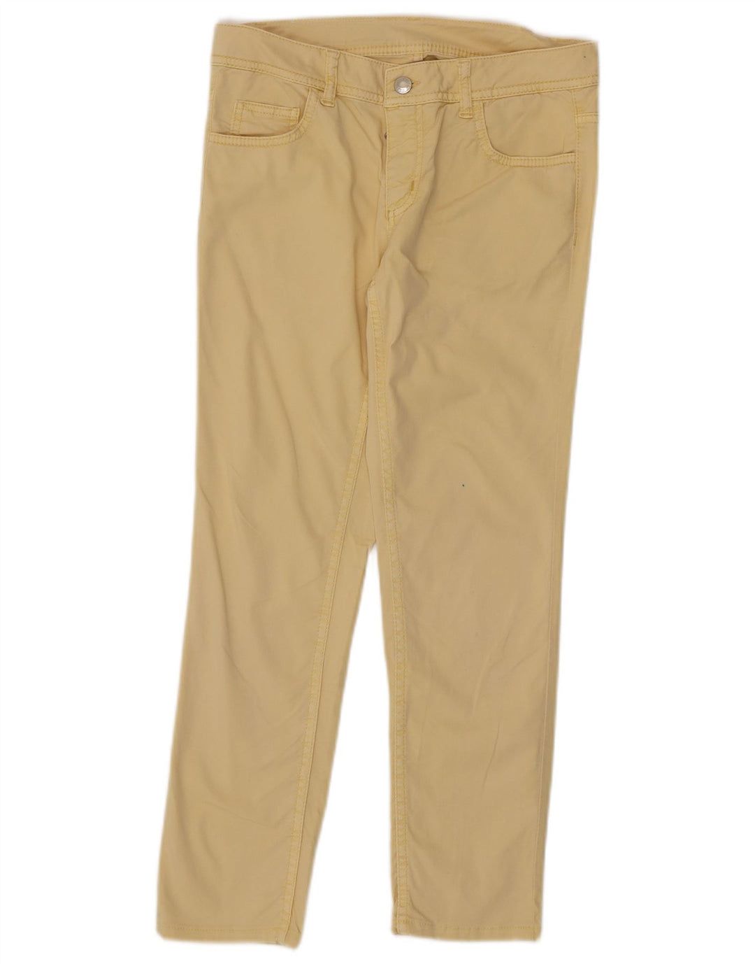 Pantaloni cropped slim da donna ICEBERG W27 L25 gialli