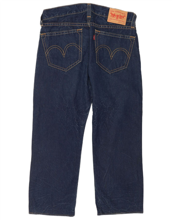 Jeans larghi da uomo Levi's W34 L27 cotone blu navy