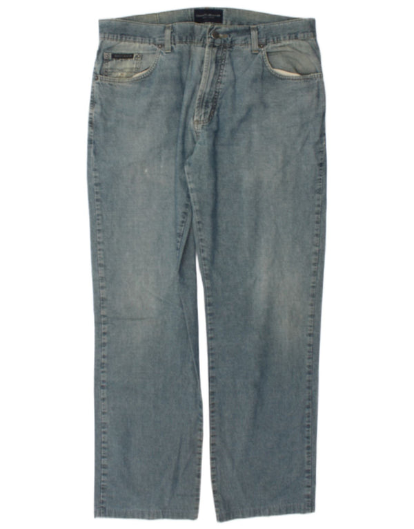 Gant Mens Straight Jeans W34 L31 Blue Cotton