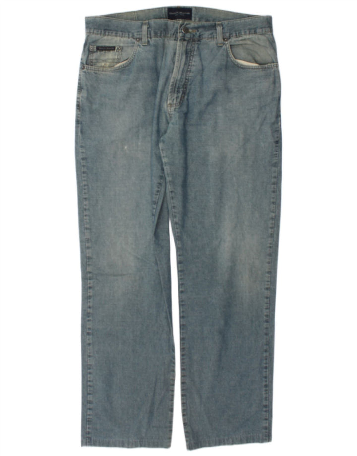 Jeans dritti da uomo Gant W34 L31 in cotone blu
