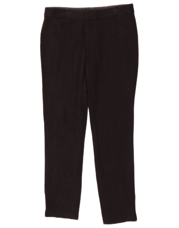 Pantaloni casual slim da donna Ralph Lauren US 6 medi W28 L27 viscosa nera