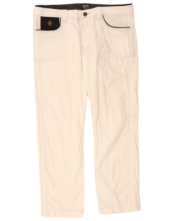 Pantaloni casual dritti da uomo Refrigiwear W36 L30 cotone bianco