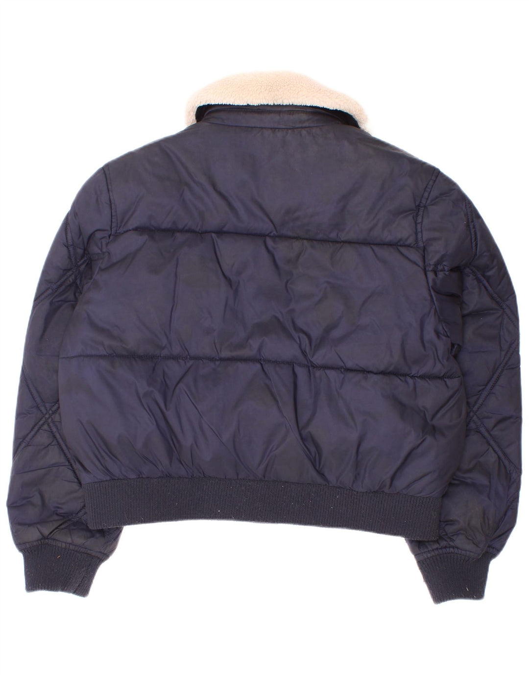 Giacca imbottita per bambina Tommy Hilfiger 7-8 anni in poliestere blu navy