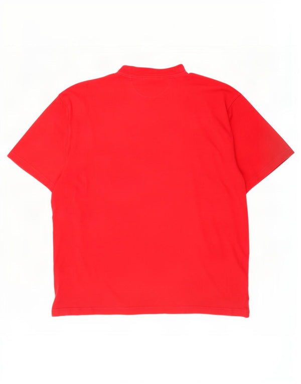 T-shirt da uomo Adidas Top UK 46/48 XL rossa in cotone