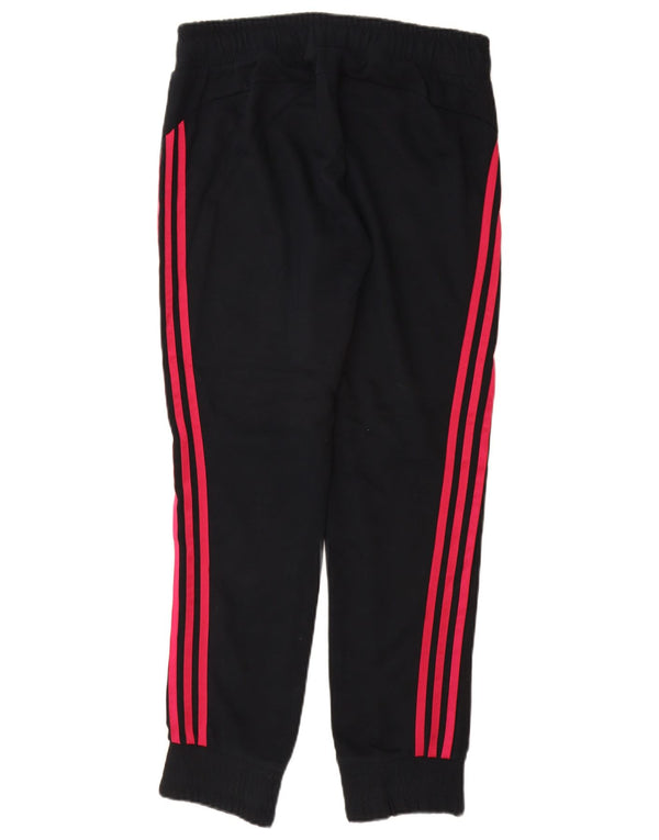 Pantaloni da tuta da donna ADIDAS Joggers UK 12/14 Cotone nero medio
