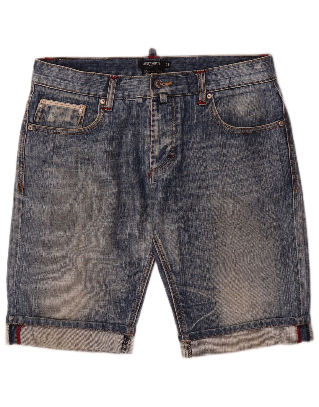 ANTONY MORATO Womens Denim Shorts IT 46 Large W34 Blue Cotton