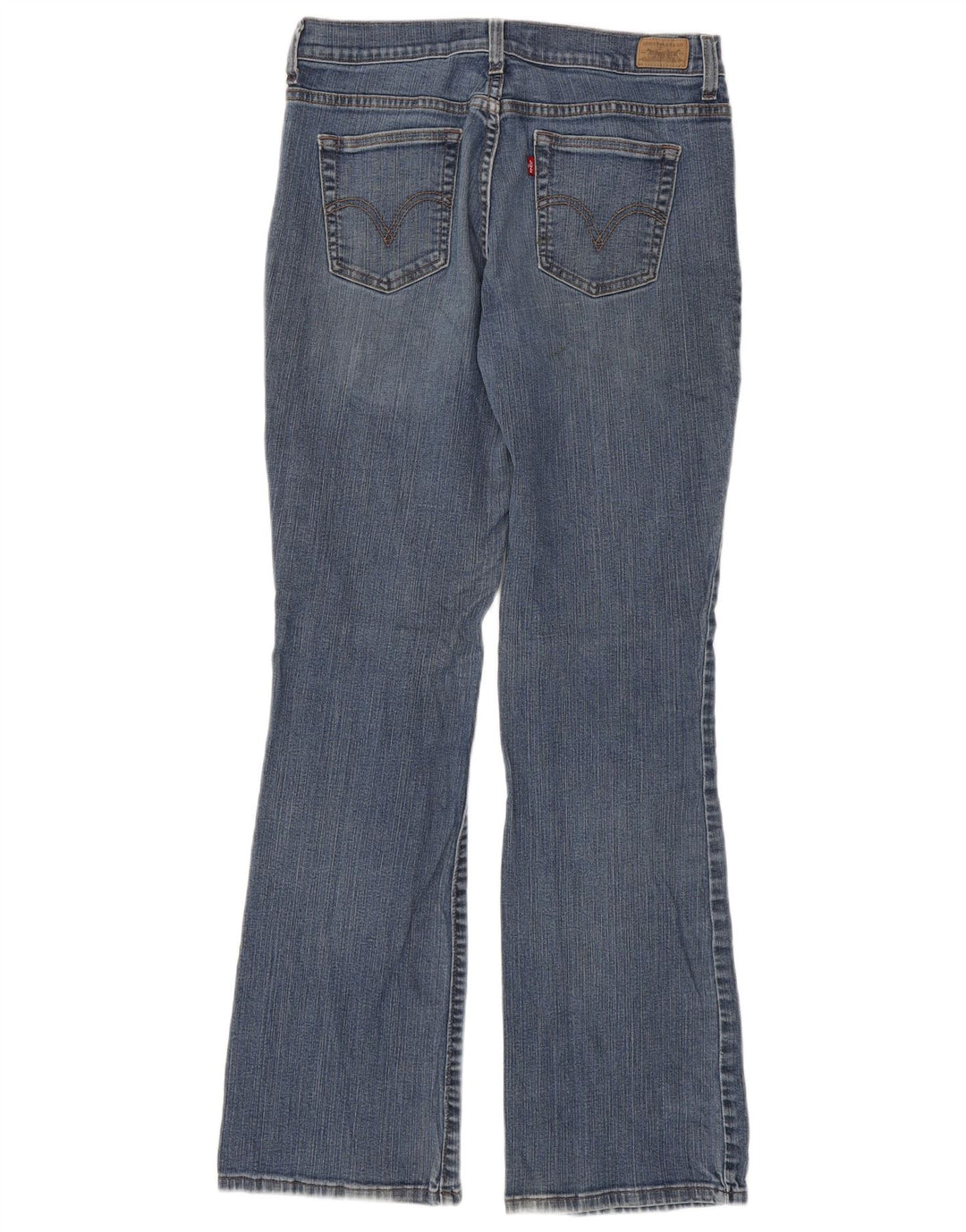 Levi's Donna 515 Bootcut Jeans US 10 Large W30 L33 Cotone Blu