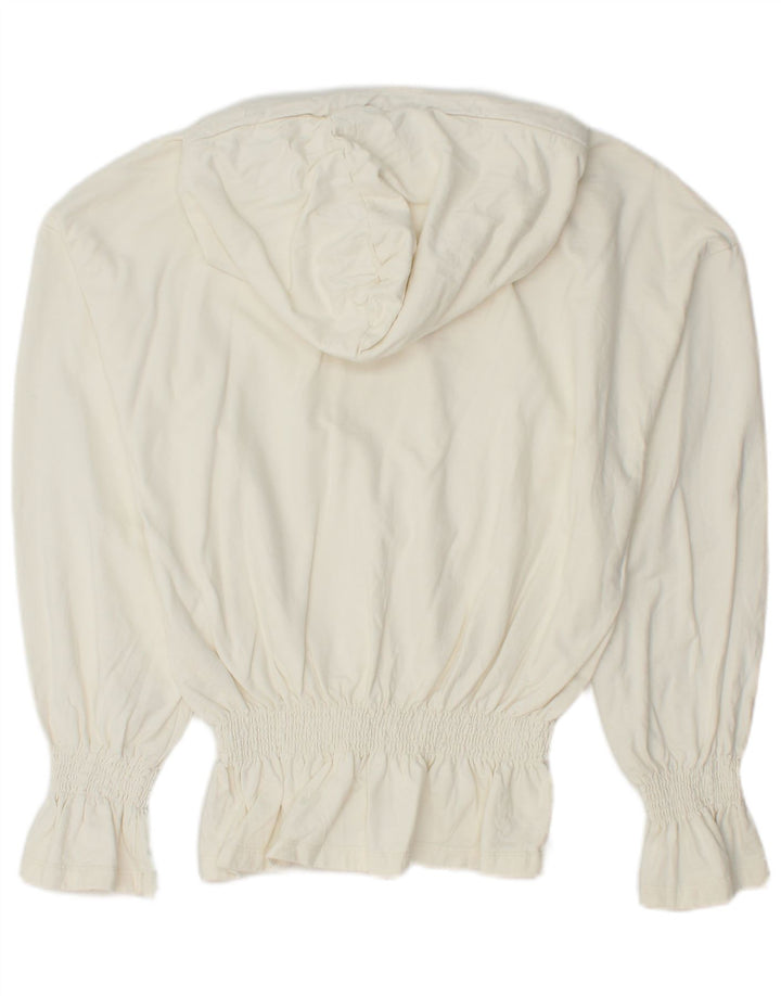 Maglione con cappuccio da donna CARRERA UK 16 grande cotone bianco