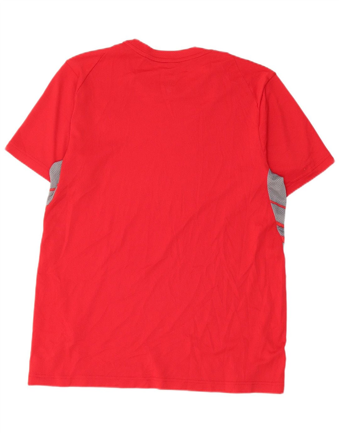T-shirt Nike Dri Fit da uomo, grande, in poliestere color block rosso