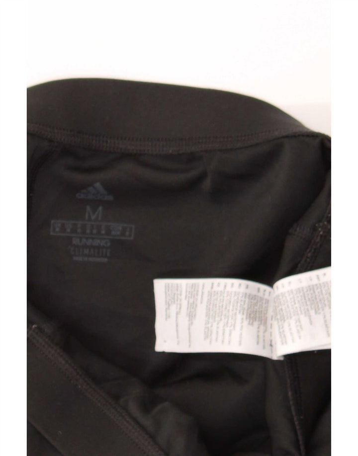 Pantaloni da tuta Adidas Climalite da donna UK 12 Medium Nero Poliestere